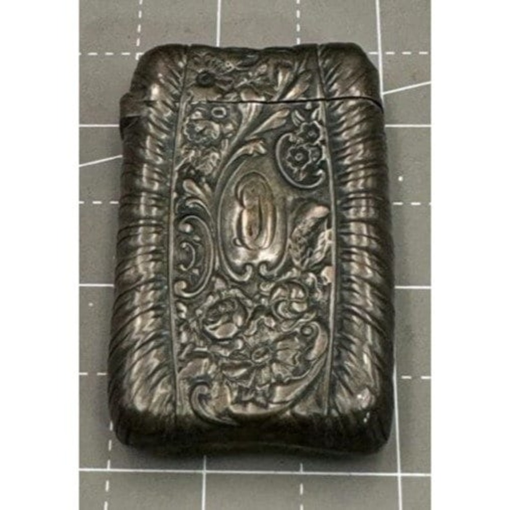 Vintage Gorham Vesta Sterling Silver Floral Match Safe Fully Hallmarked 1888
